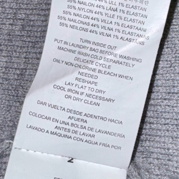 MICHAEL KORS wool blend gray Cardigan size small - Picture 10 of 16